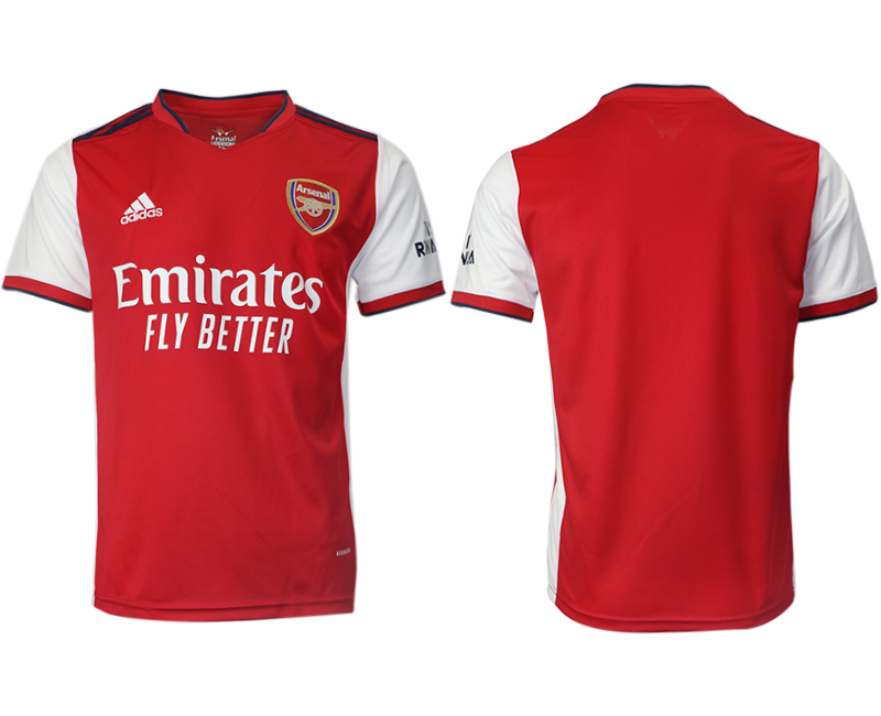Men 2021-2022 Club Arsenal home aaa version red blank Soccer Jersey->customized soccer jersey->Custom Jersey